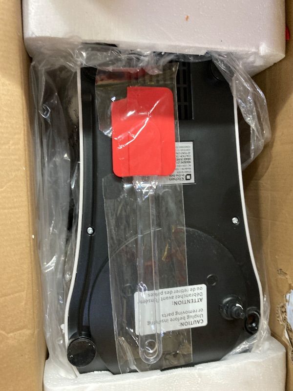 Photo 1 of **BOTTOM CORNER RUBBER TIP BROKE OFF**Kitchen in the box Stand Mixer - 6.5 Quart Mixing Bowl with Handle, 900 Watt Heavy Bread Dough Standing Mixers Tilt-head with Dough Hook, Whisk, Flat Beater and Splash Guard (Cream)