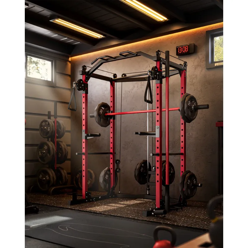 Photo 1 of ***Missing Box 2**
GARVEE Power Cage Home Gym,2000lbs Multi-Function Squat Rack with Cable Crossover,Pull-Up & Dip Station,LAT-Pull Down System,Workout Cage with More Attachments,Black&Red (INCOMPLETE SET)
