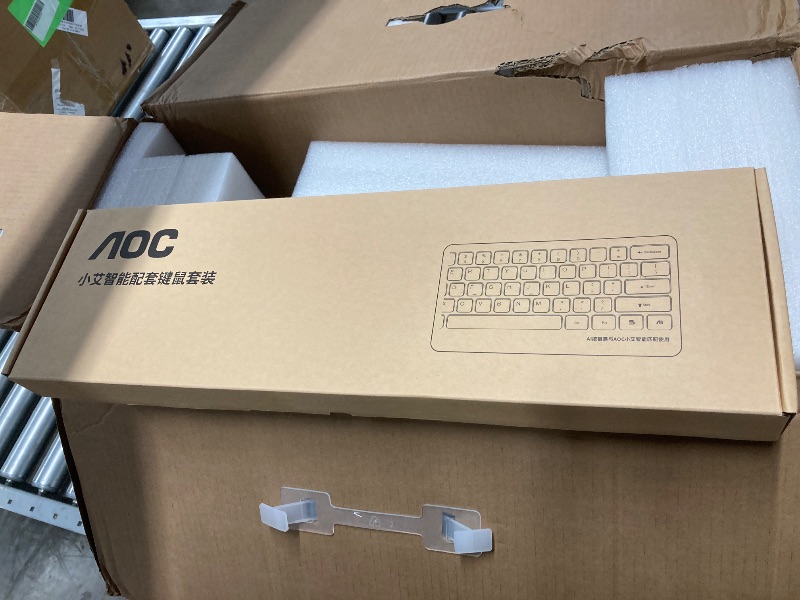 Photo 1 of ***CRACKED & MISSING PARTS***AOC 23.8" FHD All-in-One Business Desktop, Ryzen 3 3250U, 16GB RAM, 512GB SSD, Windows 11 Home***CRACKED & MISSING PARTS***