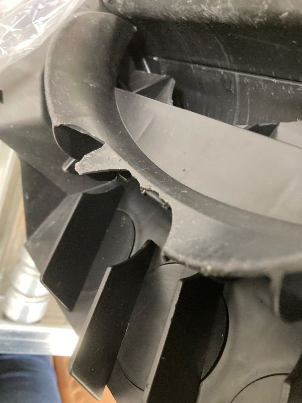 Photo 1 of ***DAMAGED -SELLING AS PARTS ONLY*** Tanbaby 17-inch Cordless Snow Blower with Wheels, Electric Snow Shovels with Adjustable Chute, Snow Thrower io***BOX RIPPED/TORN***