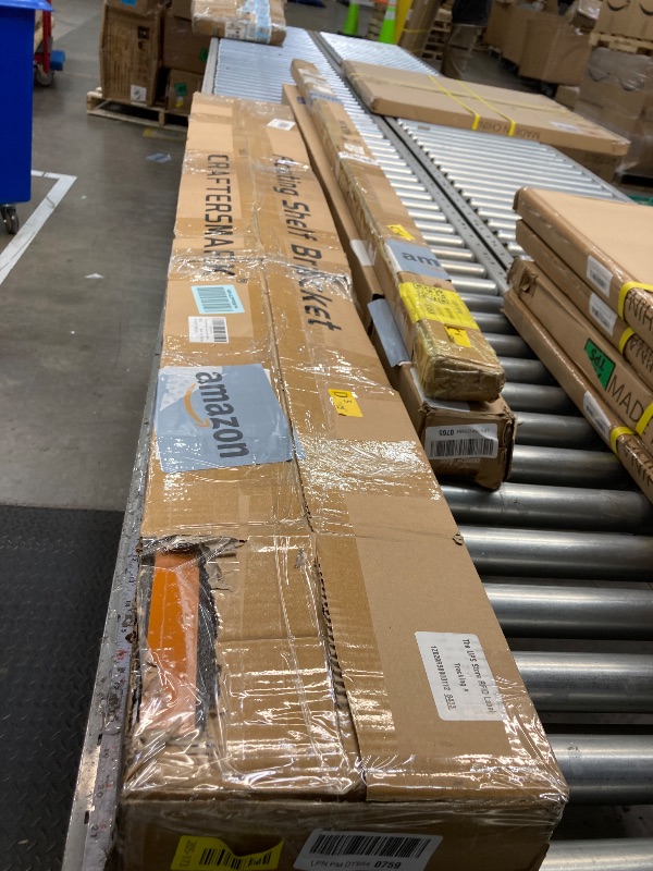 Photo 1 of 1 Pack Large Shelf Brackets Long Floating Shelf Bracket Invisible Floating Shelf Hardware Heavy Duty Floating Mantel Brackets(70"X6"X3")