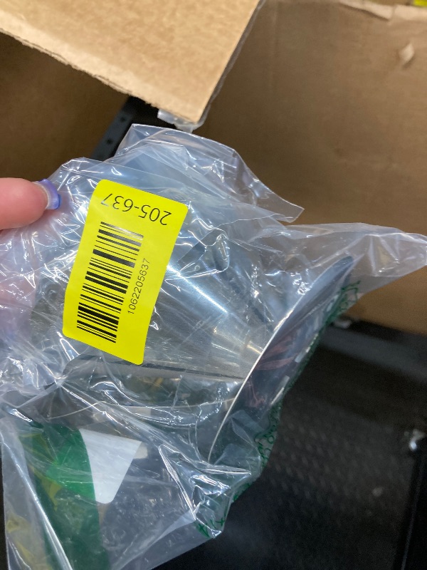 Photo 1 of ***BROKEN***Pour Over Coffee Dripper Stainless Steel Coffee Filter Metal Cone Filter Extra Fine Wire Mesh Reusable Coffee Filter Coffee Maker (Silver, 1-6 Cups)***BROKEN***