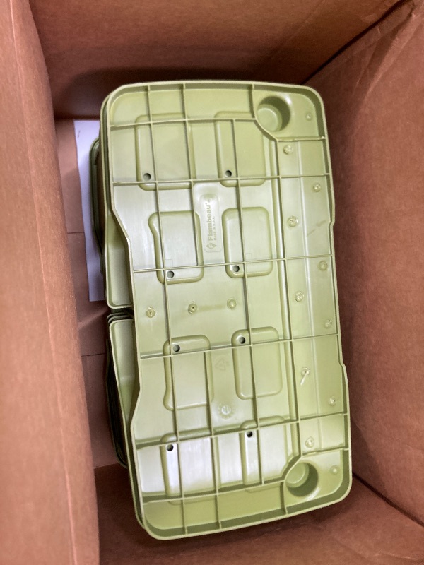 Photo 1 of **BROKEN FRONT LATCH**Flambeau Outdoors NextGen 6/0 Large Tackle Box, 6 Pivot Trays, 32 Compartments, Advanced Tackle Storage Organizer, Green
