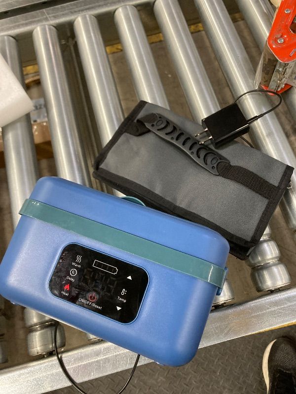 Photo 1 of ***USED -NON-FUNCTIONAL -SELLING AS IS*** VASG 2026 Upgraded Heated Lunch Box for Adults, 16000mAh Cordless Rechargeable Electric Lunch Box with 1L Stainless Steel Container, Self-Heating Food Warmer for Work, Office & Travel