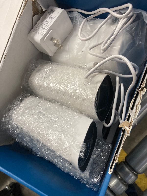 Photo 1 of ***MISSING PARTS -SELLING AS PARTS ONLY*** eufy Security eufyCam S330 (eufyCam 3) 4-Cam Kit, Security Camera Outdoor Wireless, 4K with Integrated Solar Panel, Face Recognition AI, Expandable Local Storage, Spotlight, No Monthly Fee