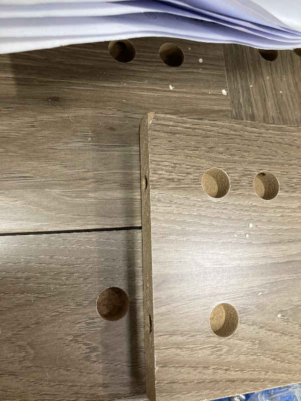 Photo 1 of *Pieces chipped* LITTLE TREE 63-Inch Long Console Tables for Entryway, Large Sofa Table Behind Couch, Grey Wooden Entry Foyer Hallway Table, Industrial Console Sofa Tables for Living Room