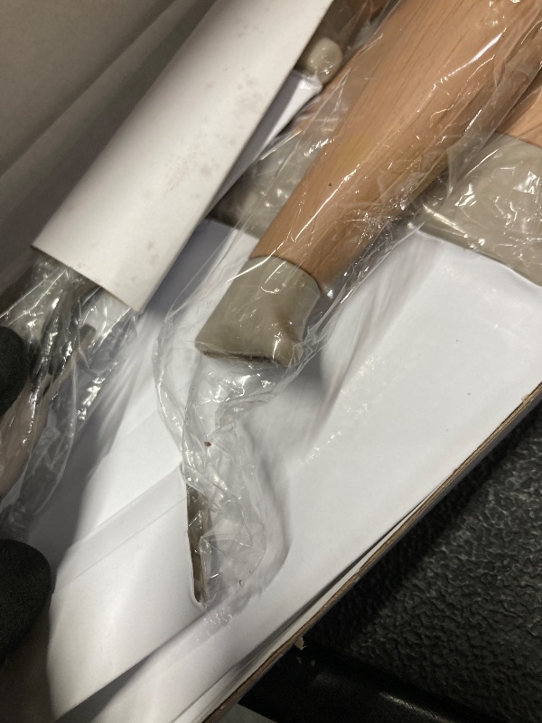 Photo 1 of *Broken knife* Kitchen Knife Set, Retrosohoo 6-Pieces Khaki Sharp Knife Block Sets for Kitchen, Non-stick Non-slip Stainless Steel Chef knives with Universal Block Suitable for Home Restaurant (Khaki)