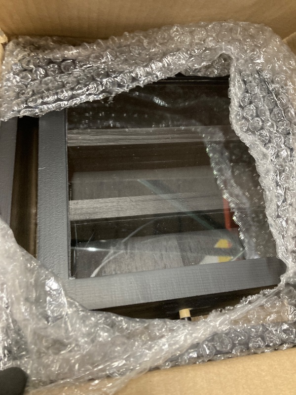 Photo 1 of *Scratches* Challenge Coin Display Holder, Military Coin Holder Display Case with Magnetic Display Door, Double-Sided Rotating Coin Stand Rack with Anti-Slip Velvet Grooves for Honoring Veterans & Collectors