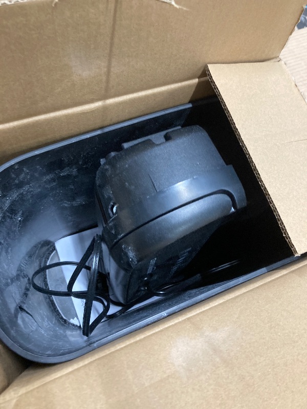 Photo 1 of *PARTS ONLY NO RETURNS* Amazon Basics 8-Sheet High Security Cross Cut Paper and Credit Card Shredder with P-4 Security, Auto Shut-off, Black