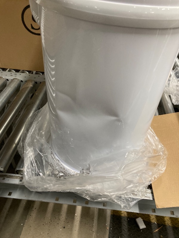 Photo 1 of *Dented* Ubbi Steel Diaper Pail, Odor Locking, No Special Bag Required, Award-Winning, Registry Must-Have, White