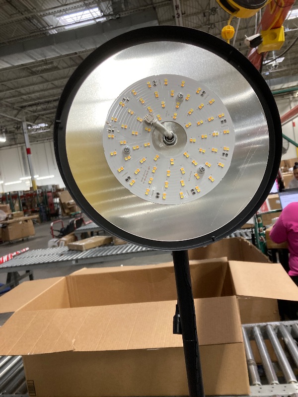 Photo 1 of *Light piece missing/Cords missing* LED Floor Lamp, Black