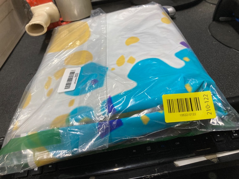 Photo 1 of 10x8ft Happy Birthday Backdrop Colorful Balloons Graffiti Photography Background Kids Boys Girls Birthday Party Cake Table Banner Decorations Supplies Photo Booth Props