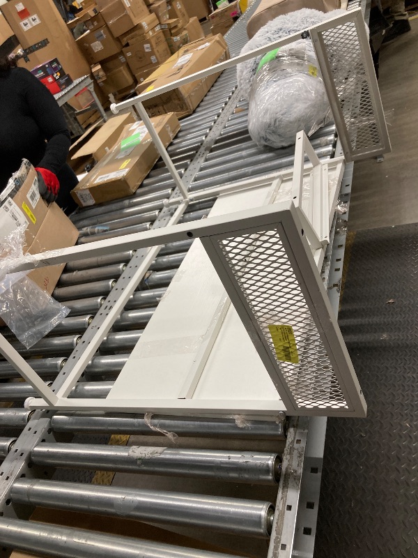 Photo 1 of *Chipped/Scratches* *PIECES MISSING* *Style unknown* White desk 