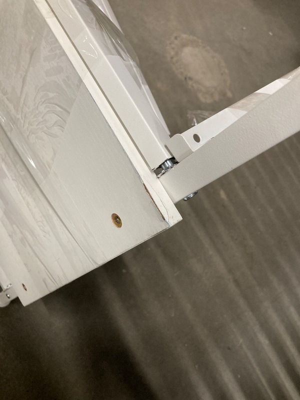 Photo 1 of *Chipped/Scratches* *PIECES MISSING* *Style unknown* White desk 