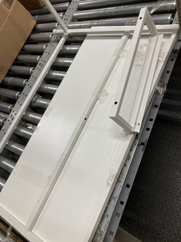 Photo 1 of *Chipped/Scratches* *PIECES MISSING* *Style unknown* White desk 