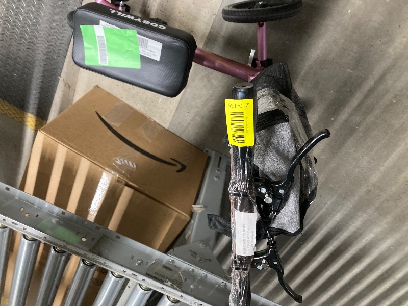 Photo 1 of *Used/Dirty* COSYWILL Steerable Knee Scooter,Economy Knee Walker,All Terrain Foldable Medical Scooter for Foot Injuries Crutches Alternative,Pink