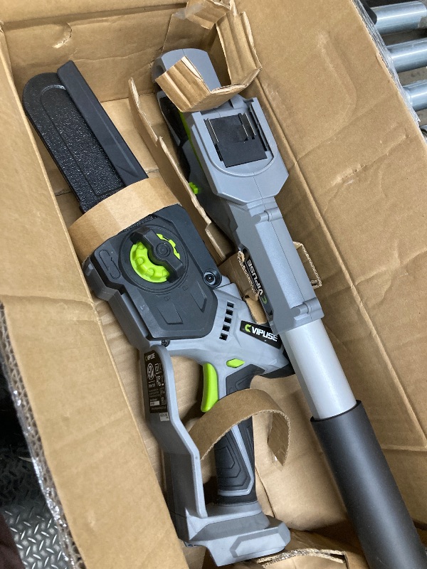 View 6 of *Blade rusted/Dirty* Vipuse 2-in-1 Brushless Cordless 16 FT Max Extension Pole Saws with Two 4.0Ah Rechargeable Batteries and 2.0Ah Fast Charger, 5.5lb Lightweight Auto Oiling 7 inch mini chainsaws for Tree Trimming