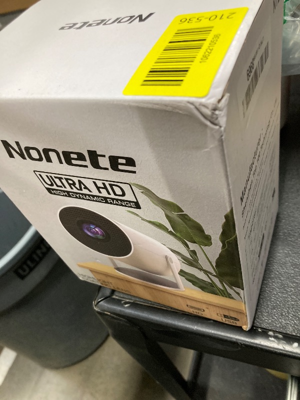 Photo 1 of [2026 Upgraded] Mini Projector Support 4K 1080P FHD Auto Keystone 270° Rotatable with WiFi 6 and Bluetooth 5.2 Projector Portable Compatibile with HDMI/TV Stick/Memory Stick/Laptop,White