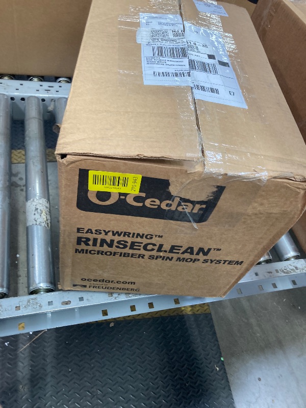 Photo 1 of **MOP MISSING/ONLY BUCKET***O-Cedar RinseClean Spin Mop & Bucket System | Clean with Water | Removes 99% of Bacteria