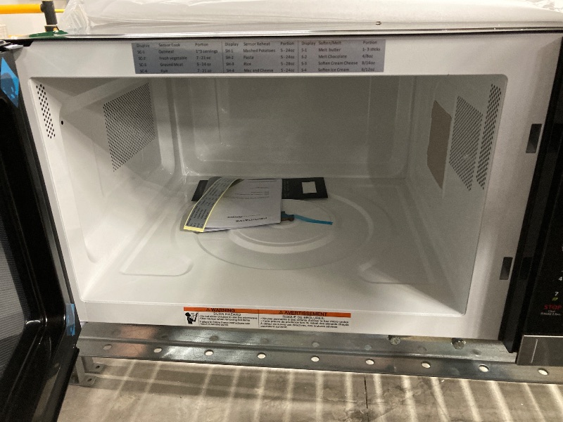 Photo 1 of **Missing the inner glass**FRIGIDAIRE 2.2 Cu. Ft. Stainless Steel Microwave Oven, Multi Function, Programmable, 1,200 Watts**THE INNER GLASS IS MISSING; IT'S BROKEN**