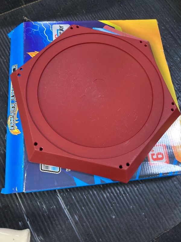 Photo 1 of **ONLY THE STADIUM BOTTOM**Battling Top Stadium Battle Set, 6 Metal Fusion Spinning Tops 2 Launchers 1 Arena Combat Game, Toy Gift for Kids Boys Ages 6+…