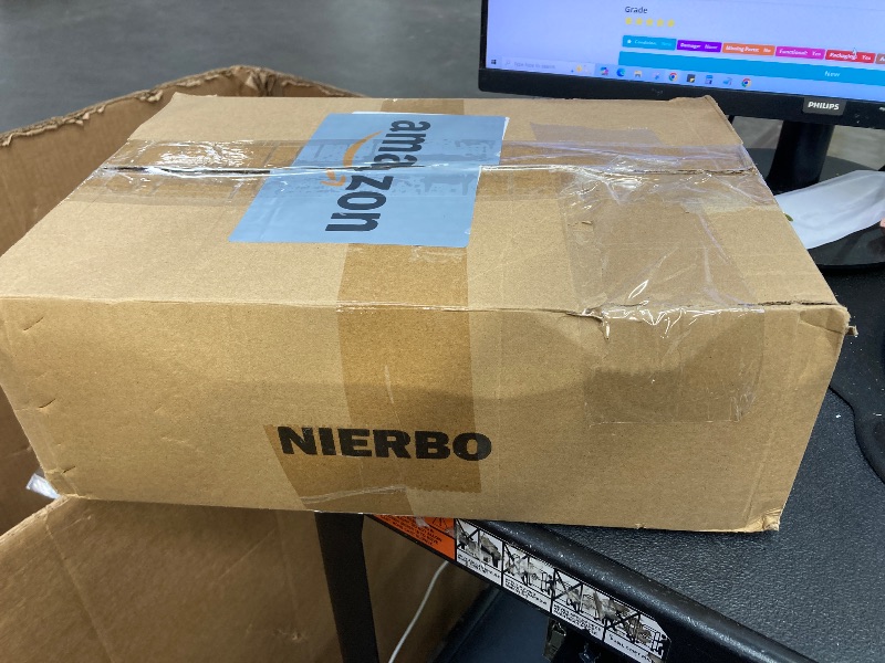 Photo 1 of **HAS A CUT IN IT***NIERBO 200 Inch Large Huge Projector Screen Big 16:9 3D Movie Screen of Thick Canvas Material Projection Screen HD for Outdoor Indoor Home Theater Church with a Black Projector Bag Not Include Mount***HAS A CUT IN IT***