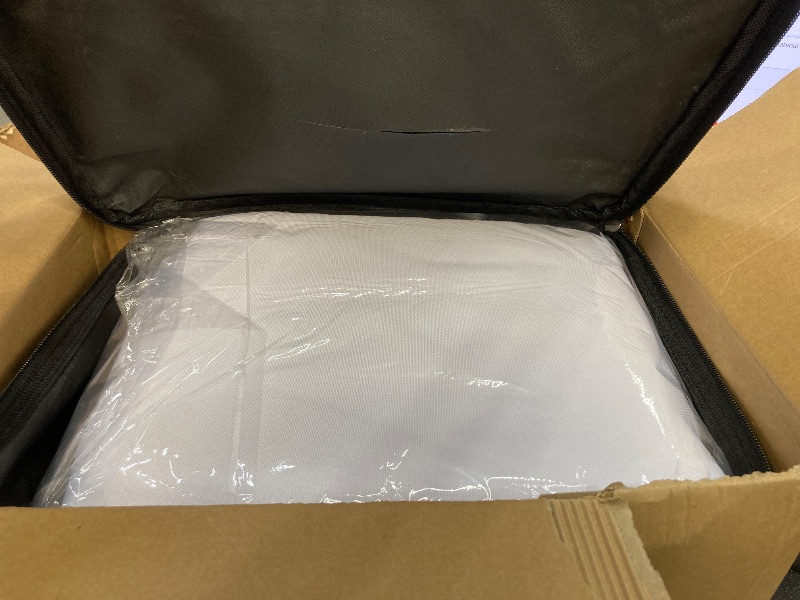 Photo 1 of **HAS A CUT IN IT***NIERBO 200 Inch Large Huge Projector Screen Big 16:9 3D Movie Screen of Thick Canvas Material Projection Screen HD for Outdoor Indoor Home Theater Church with a Black Projector Bag Not Include Mount***HAS A CUT IN IT***