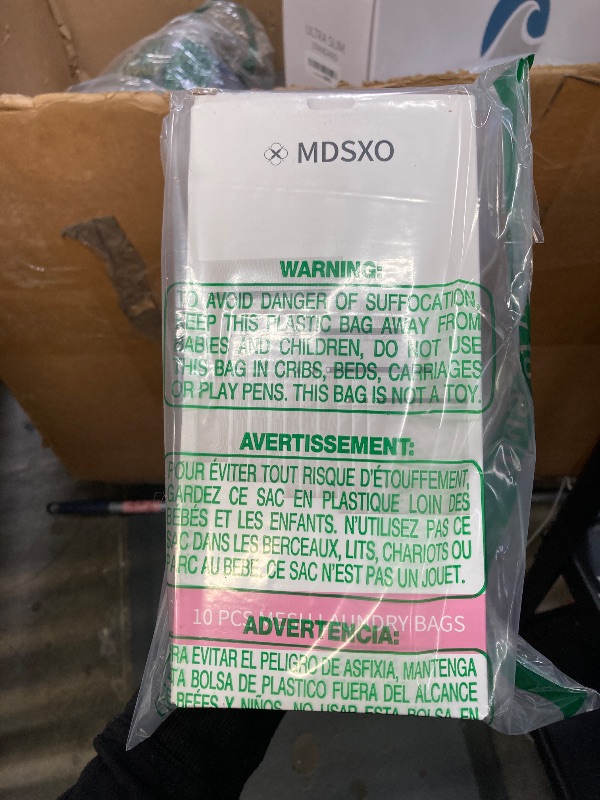 Photo 1 of 10 Pack Mesh Laundry Bags for Delicates with Non Rust Zipper- MDSXO White Laundry Bags Mesh Wash Bags, Easy Fit Bra, Sock,Lingerie,Sneaker,Baby Laundry for Washing Machine Travel Storage[1XL/3L/3M/3S]