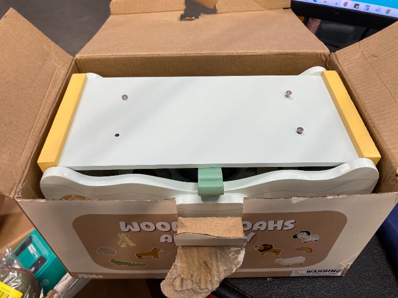 Photo 1 of **ITEM HAS MINOR DAMAGE AND HARDWARE NEEDS TO BE REATTACHED**Joyreal Wooden Noah's Ark Toy for 1 Year Old Baby Boy and Girl Baptism Gift - Neutral Color Montessori Educational Toy with Animal Shape Sorter - Christian Toys for Toddler 1-3 Christmas Birthda