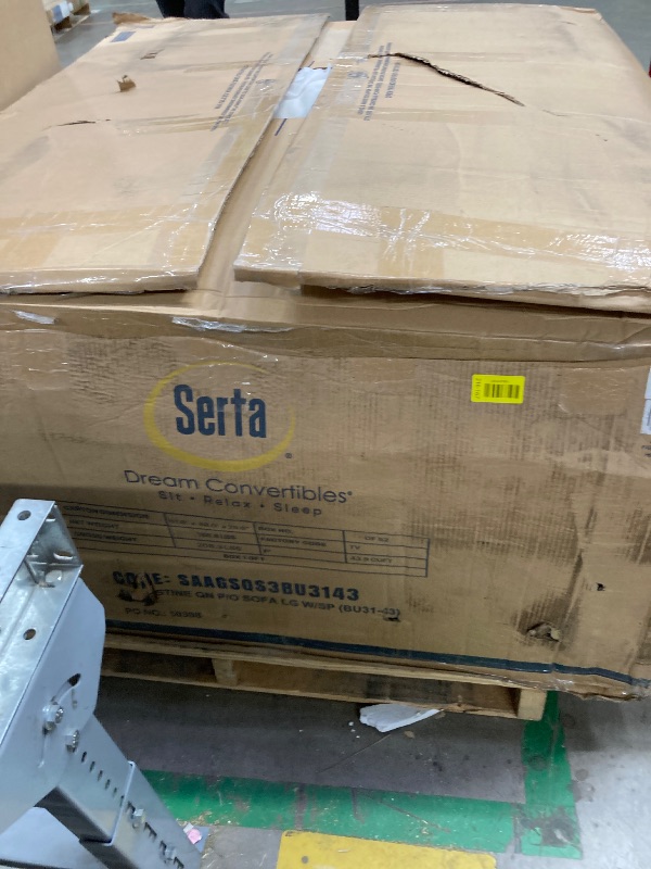 Photo 1 of ***Need to be clean****
Serta Ainsley 66.5" Convertible Sleeper Loveseat, Full Size, Dreamcoil Comfort, Soft Woven Fabric, Oyster