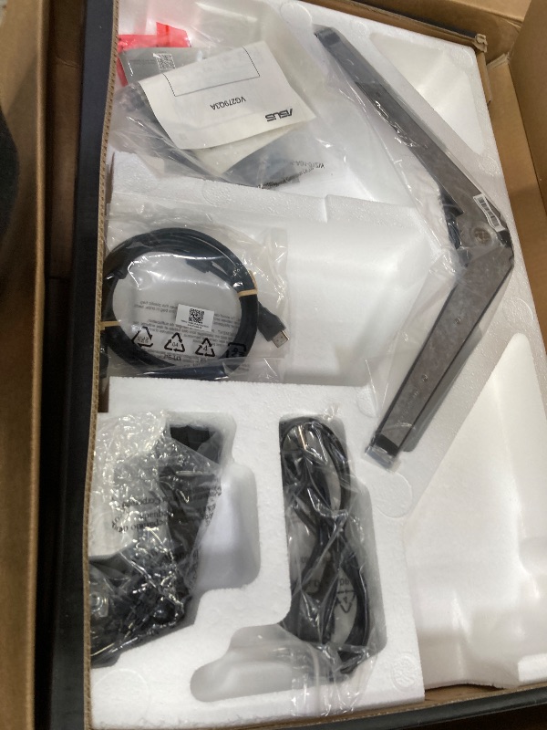 Photo 1 of ***DAMAGED SCREEN -SELLING AS PARTS ONLY*** ASUS TUF Gaming 27” 1080P Monitor (VG279Q3A) – Full HD, 180Hz, 1ms, Fast IPS, Extreme Low Motion Blur Sync, FreeSync Premium, G-SYNC Compatible, Variable Overdrive, 99% sRGB, DisplayPort, HDMI