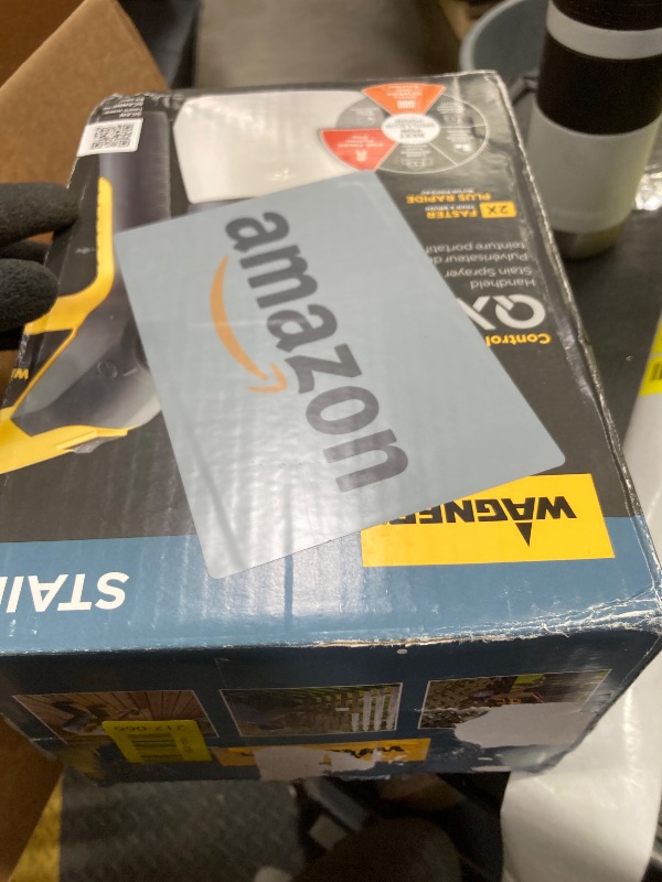 Photo 1 of ***Has paint on it***Wagner Spraytech 2419326 Control Spray QX2 HVLP Handheld Stain Sprayer, Ideal for Staining Fences, Decks, Lattice and More, 3 Spray Patterns, Adjustable Settings***Has paint on it***