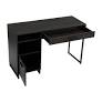 Photo 1 of **PARTS ONLY**Mainstays Wood & Metal Writing Desk with 1 Drawer &1 Door for Teens/Adult, 29.92 in, Espresso Finish