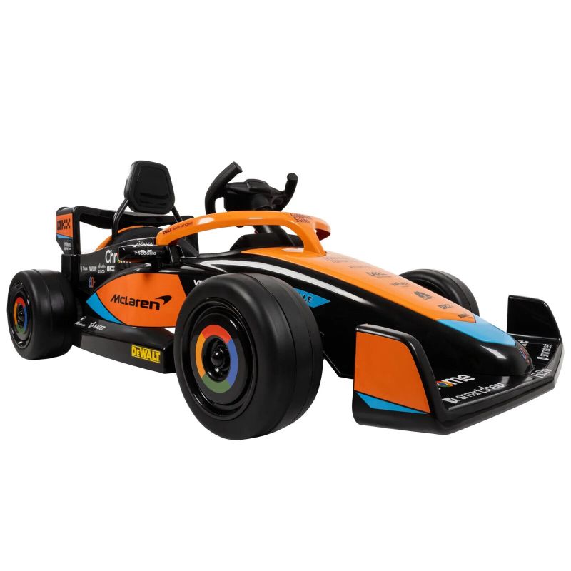Photo 1 of **MISSING PARTS/NO REMOTE**Huffy 12V McLaren Formula 1 Kids Ride-on Car with Remote Control Ages 3–5 Black - One Unit