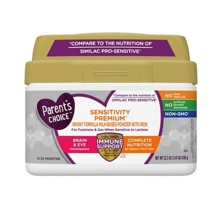 Photo 1 of ***BB 03/31/2026****
Parent S Choice Sensitivity Premium Powder Baby Formula with Iron 22.5 Oz Tub