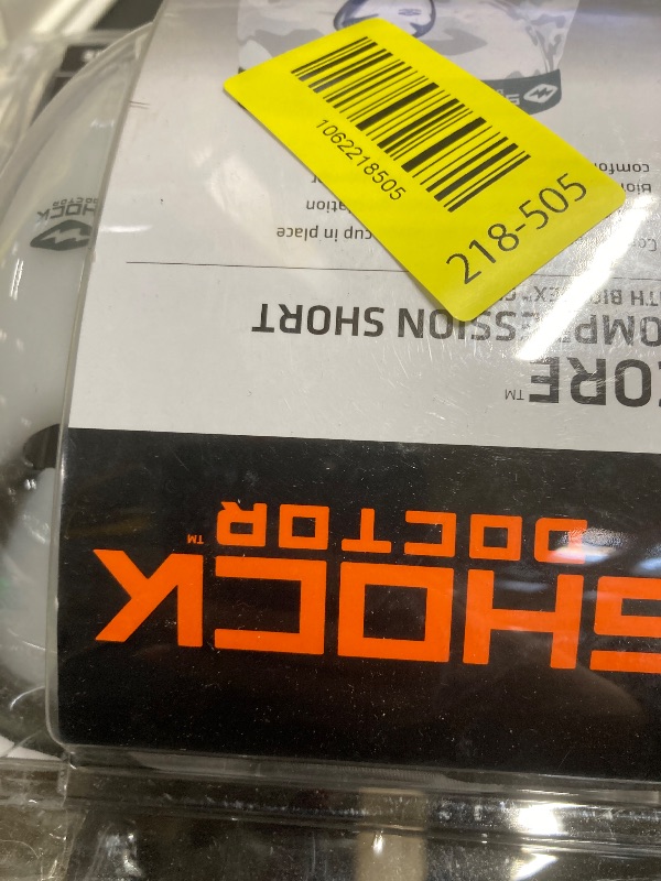 Photo 1 of ?Shock Doctor Compression Short Underwear with BioFlex Cup. Athletic Support, White Camo, Adult, L