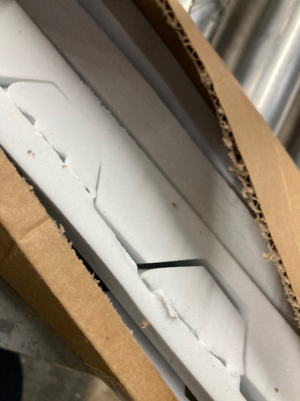 Photo 1 of 10 Pcs 3ft Long Foam Closure Strips for Corrugated Metal Roofing Foam Panels Weatherproof Roof Sealing Strips for Spring Summer Roof Maintenance Repair, Hurricane Protection (Octagonal,White)