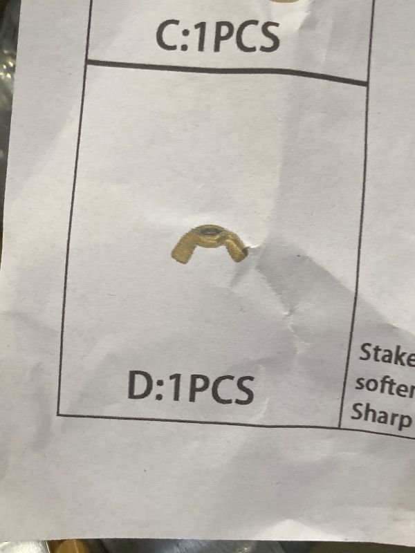 Photo 1 of ***MISSING PART -SELLING AS IS*** Newtay 1 Pcs 5-Candle Cast Iron Tabletop Candelabra Christmas Metal Candlestick Holders 17 Inch 5 Candle Candlestick Holders for Christmas Table Mantel Dinner Wedding Gift(Candle Not Included) (Gold)