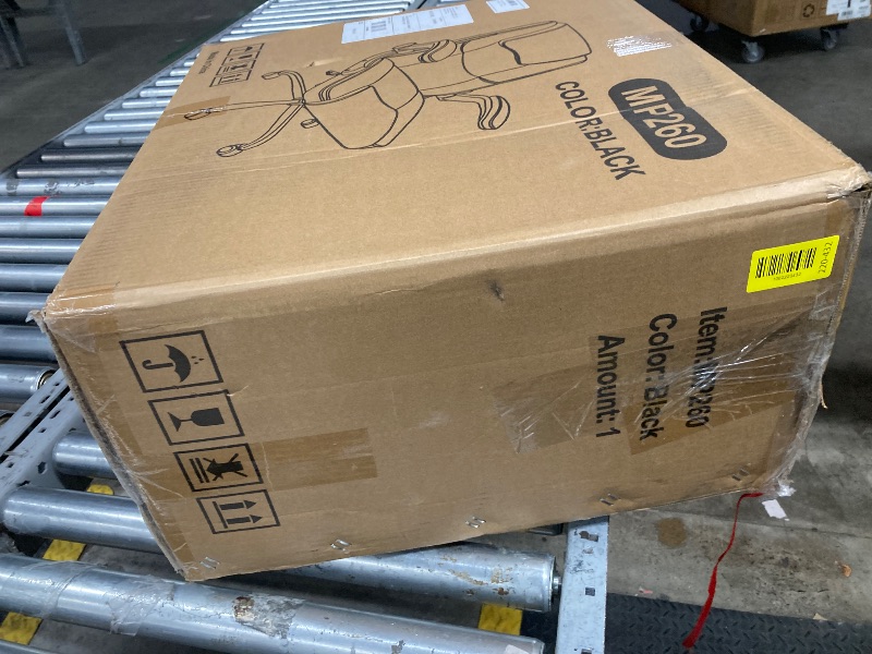 Photo 1 of ***HARDWARE MISSING***COOLHUT Leather Office Chair, Big and Tall Office Chair 400LBS Wide Seat Ergonomic Computer Desk Chair High Back Executive Leather Chair Adjustable Task Chair Lumbar Back with 8-Year Warranty, Black***HARDWARE MISSING***