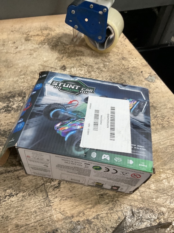 Photo 1 of *MISSING REMOTE*  Wedopro Remote Control Car for Kids, 2.4GHz 4WD Stunt RC Car with Double-Sided 360° Flips, Rechargeable LED Light Off-Road Toy Car for Boys Girls Ages 6-12