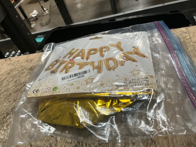 Photo 1 of [85 PCS] 16" Foil Personalized Name Happy Birthday Balloons Letters, Mylar Aluminum Custom Name and Age Letter Balloons, 2 Sets A- Z & 0-9 for Birthday Party Graduation, Mother's Day Event (Gold)