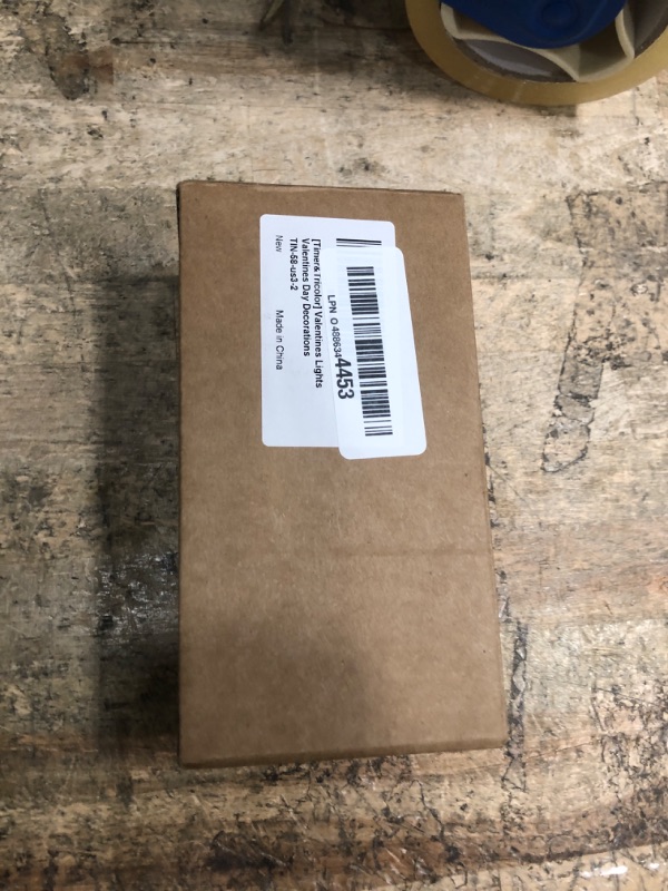 Photo 1 of [Timer&Tricolor] Valentines Lights Valentines Day Decor, Red Pink White Heart Lights, 3D Hollowed Rattan Romantic Fairy Lights Battery Operated 12LED 6.5Ft String Lights Valentines Garland Decorations