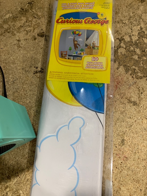 Photo 1 of 
RoomMates DreamWorks Curious George Peel and Stick Giant Wall Decal by RoomMates, RMK1082GM