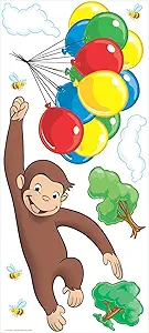 Photo 1 of 
RoomMates DreamWorks Curious George Peel and Stick Giant Wall Decal by RoomMates, RMK1082GM
