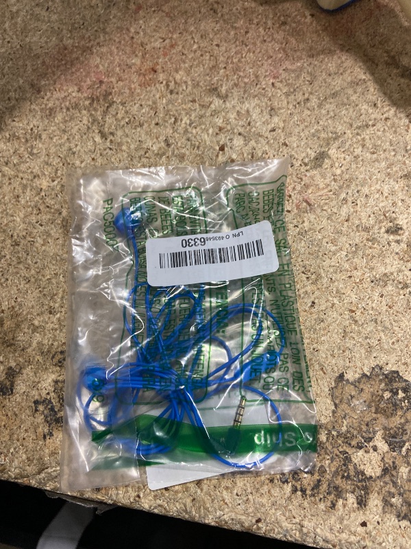 Photo 1 of **NON FUNCTIONAL** Sony MDREX15AP In-Ear Earbud Headphones with Mic, Blue
