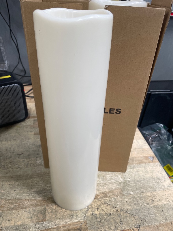 Photo 1 of 2 Large 14" LED Candles
batteries not included