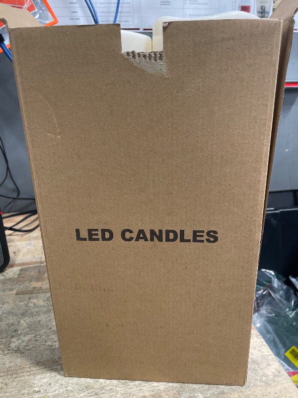 Photo 1 of 2 Large 14" LED Candles
batteries not included