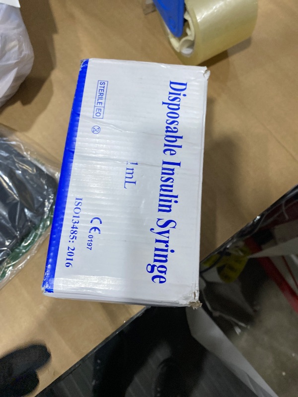 Photo 1 of 1 mL Syringes with Needle 27 Gauge 1/2 inch - 1cc Luer Lock Syringe, 100 Pack Individually Wrapped - Perfect for Essential Oils, Ink Refilling, Glue & Lab Research