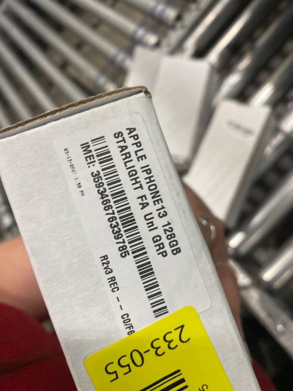 Photo 1 of *** PHONE IS LOCKED WITH PASSCODE *** Apple iPhone (Renewed Premium) 13, 128GB, Starlight - Unlocked