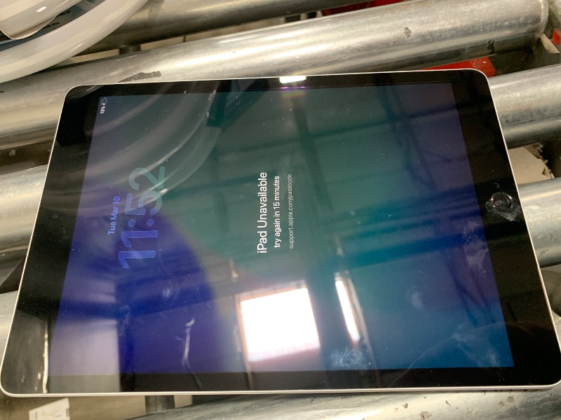 Photo 1 of ===== SEE NOTES==== Apple iPad 9.7 with WiFi, 128GB- Space Gray (2017 Model)
